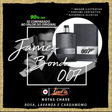Perfume Similar is 74 Inspirado em James Bond 007 Contratipo